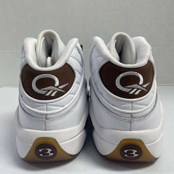 Reebok Question Mid Mocha Toe GX0241 Size 8.5 Brown White Allen Iverson Retro main image 5